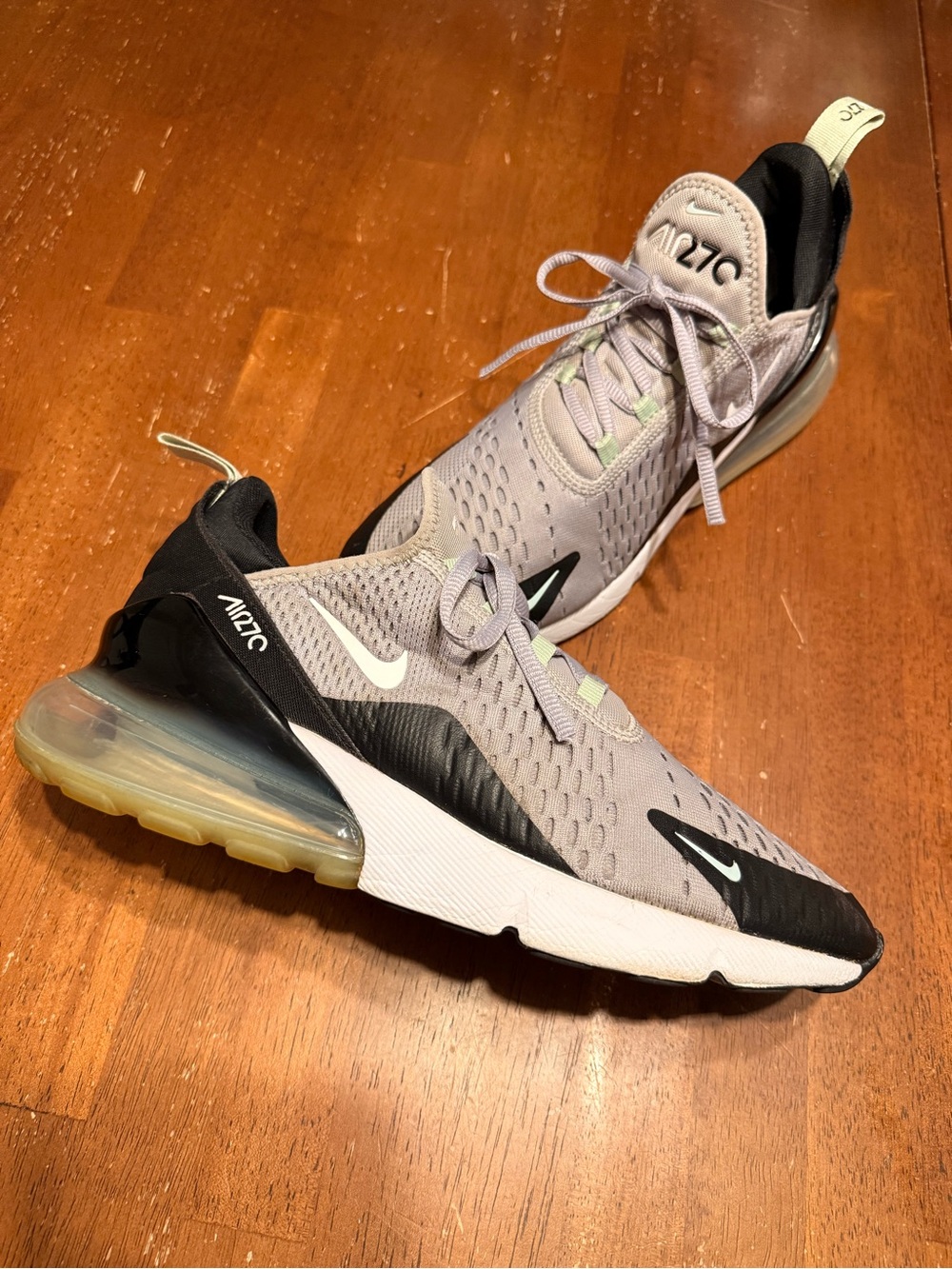 Nike Air Max 270 Atmosphere Grey Fresh Mint Black White Men’s Sz 10 Women’s 11.5